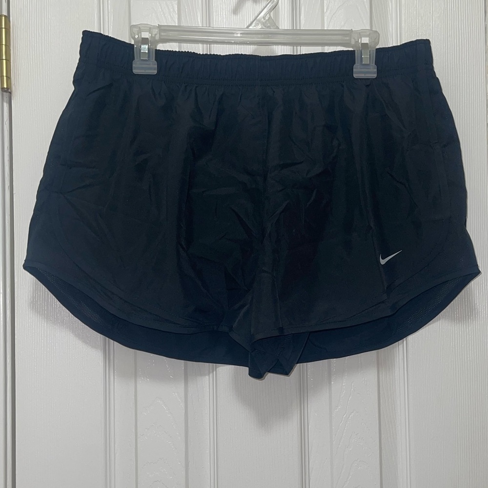 Nike Dri - Fit Lined Athletic Shorts Black on Black